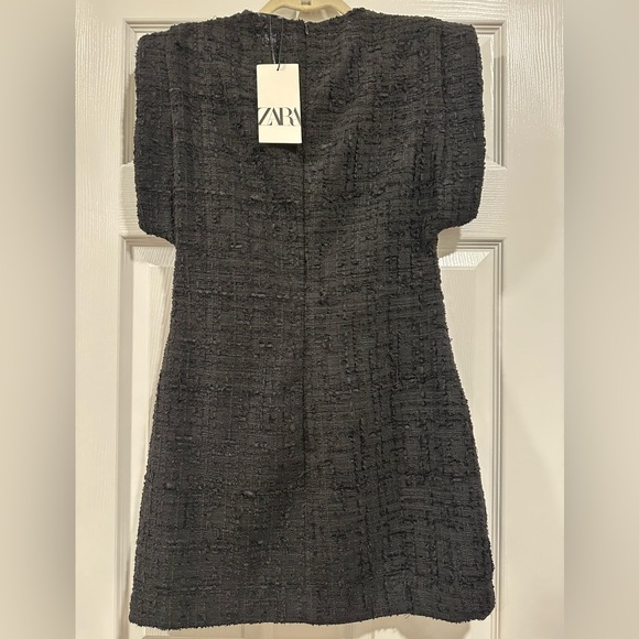 ZARA SHORT STRUCTURED DRESS ZW COLLECTION; SIZE SMALL; NWT - Picture 5 of 10